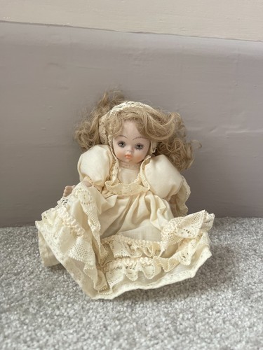 Vintage porcelain doll - vintage,