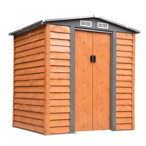 Garden shed brown - shed,