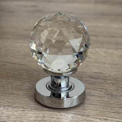 Crystal glass mortice door - glass,