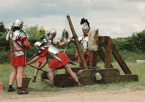 Postcard the optio supervises - optio,