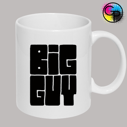 Big guy funny mug - rude, humour
