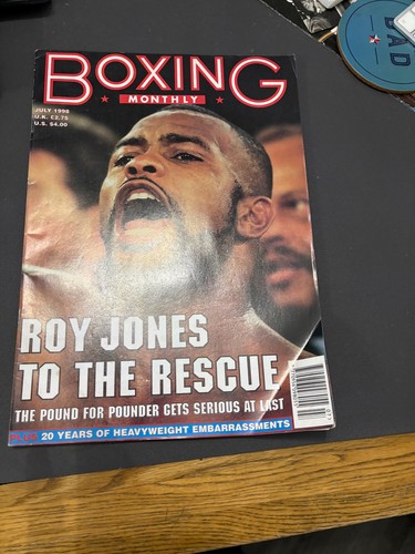 Boxing monthly july 1998 roy - boxing,