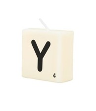 LETTER CANDLE - Y