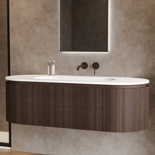 1400mm walnut wood effect - 1400mm,