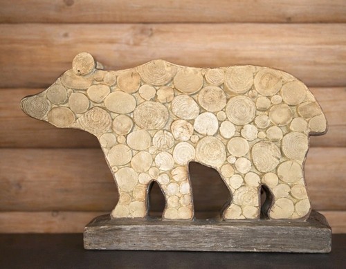 Extra large rustic bear - extra,
