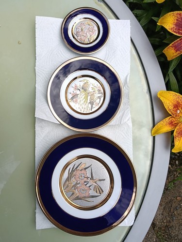 Vintage art chokin set 3 - art,