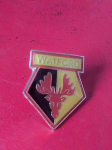 Watford unused pin - unused, badge.