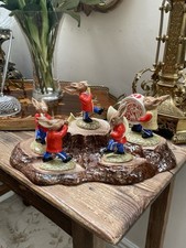 Royal Doulton Bunnykins Oompah Band(5), Beswick stand 1983