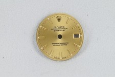 Rolex Oyster Perpetual Date Wristwatch Gold Baton Beyeler Dial for 26mm - 5999