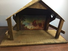 Vintage Wooden Manger Stable