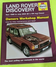 Land Rover Discovery Diesel (Nov 98 - Jul 04) Haynes Repair workshop Manual 