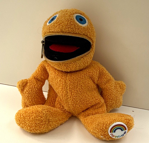 Orange plush soft toy - plush,