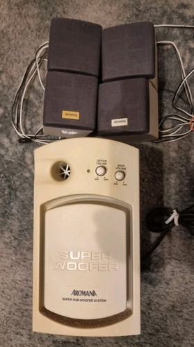 Vintage computer speakers - computer,