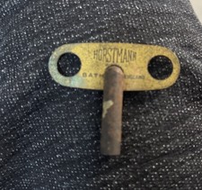 Vintage Old HORSTMANN Bath Clock Key Industrial Timer / Gas CHEAPEST ON EBAY