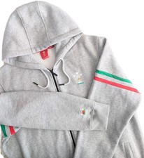 Mens Welsh Rugby Union Hoodie 3XL Jumper WRU Grey Red Green XXXL