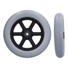 10in Wheelchair Front Wheel Sturdy Explosion‑proof Non‑slip For Various Roads