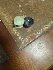 Vintage Folding Jewellers Loupe Pocket Size Magnifying Glass