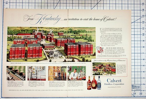 Vintage calvert whiskey - vintage,
