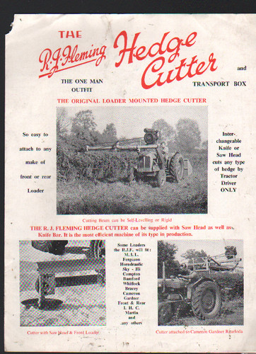 Fleming hedge cutter - r.,