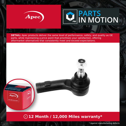 Tie track rod - track, end