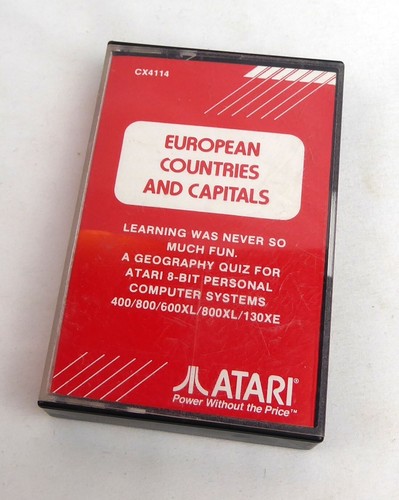 Atari 800 tape - 800, xe