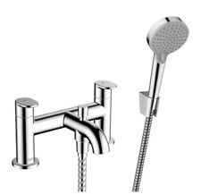 Hansgrohe Vernis Blend Bathroom Bath Shower Mixer Tap Handset Twin Lever Chrome