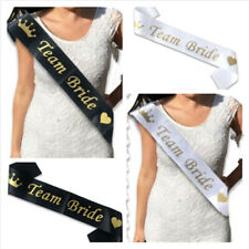 CLASSY PARTY 12 PCS TEAM BRIDE SASHES ROSE GOLD NIGHT DO ACCESSORIES TRIBE