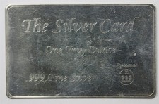 The Silver Card 1 oz .999 Fine