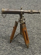 Antique Style Tripod Telescope Brass Made