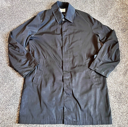 Reiss mens black trench coat - black,