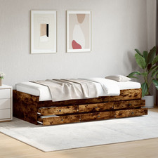 Daybed 75x190cm smoked oak - daybed,