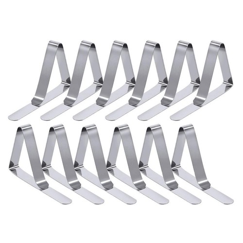 12x table cloth clips metal - table, |