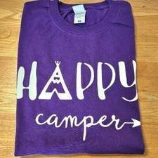 Happy Camper Adult tee - Add