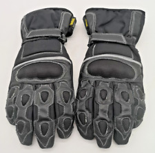 Crivit Thinsulate black motorcycle gloves, size 5/7 (small)