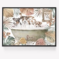 jack russell Dog Print Picture