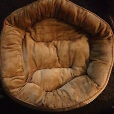 Pet Dog-Cat Calming Bed Comfy Shag Warm Fluffy Bed Nest Mattess Fur Donut Pad