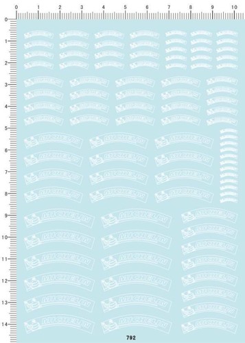 Water slide decals 1 12 - decals, 1/12