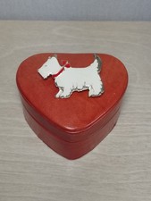 Vintage Gold Tone White Enamel