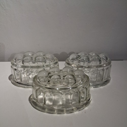 Vintage glass jelly blancmange - jelly,