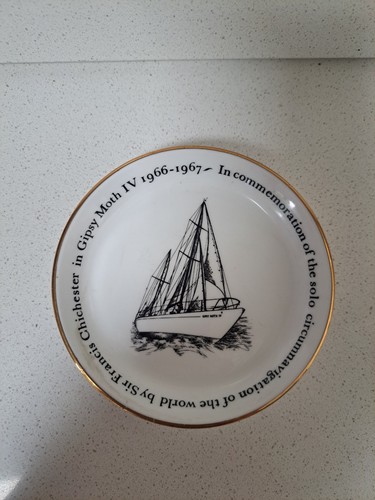 Gypsy moth commemorative dish - moth,