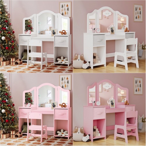 Kids vanity table set - table,