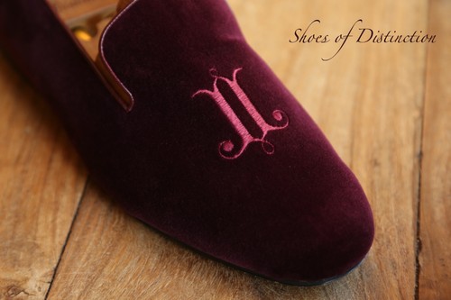 John lobb burgundy - lobb, velvet