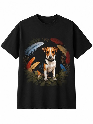 Botanical jack russell with - russell,