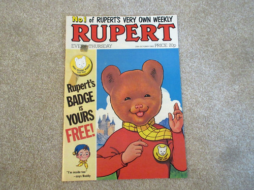 Rupert comic free gift - comic, +
