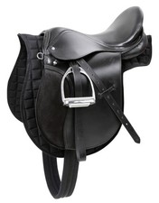 Saddle Set, Haflinger, Black