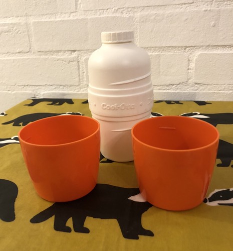 Vintage ovaltine flask cups - ovaltine,