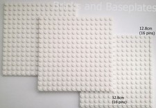 LEGO 3 x WHITE PLATES Base