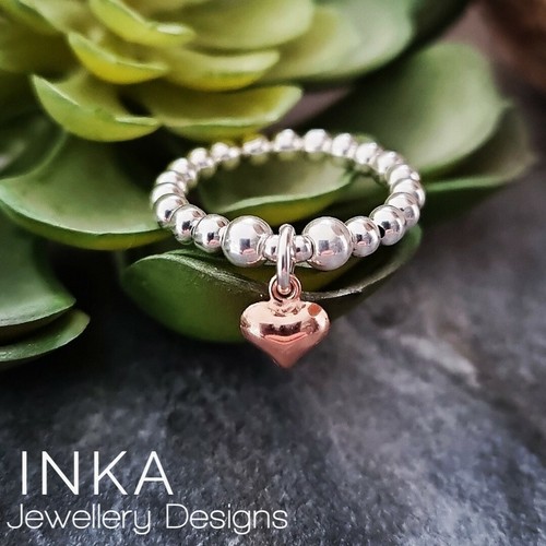 Sterling silver thumb stacking - silver,