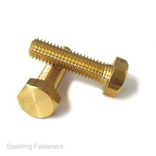 Metric brass bolts - brass, m5