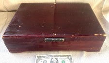 Wood Silverware Box lined